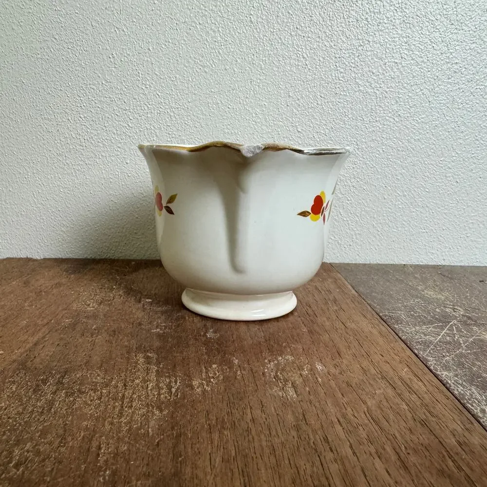 Hall's Superior Kitchenware Mary Dunbar Autumn‎ Leaf Jewel Tea Creamer